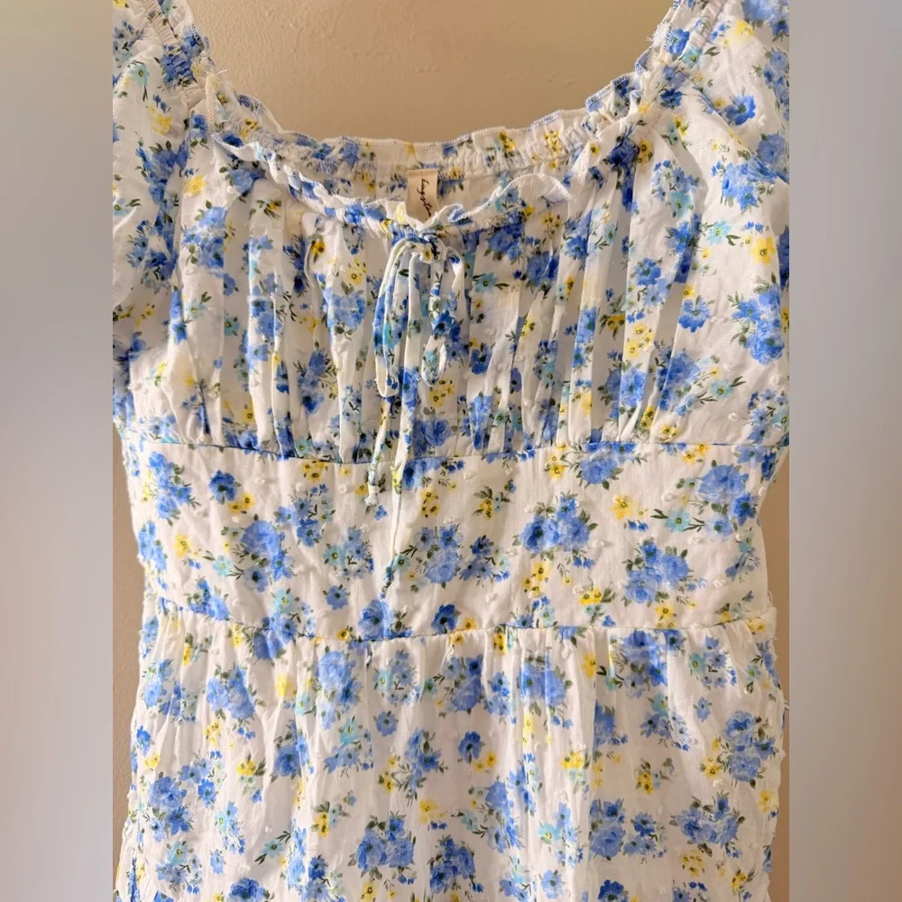 Kingston Grey Juniors' Floral-Print
Cotton Puff-Sleeve‎ Mini Dress Small - Picture 5 of 16